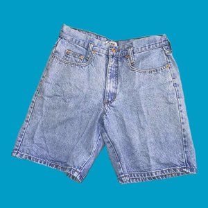 Vintage Steel Jean Shorts Womens Size 5 denim blue